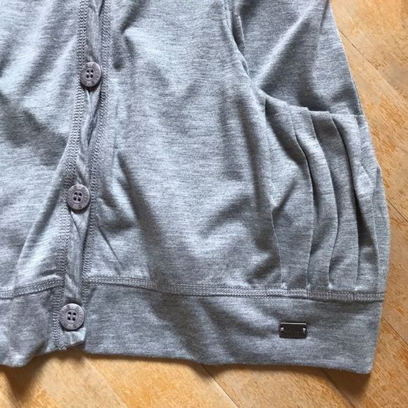 BUFFALO Gray Button Down Long Vest - Picture 3 of 9